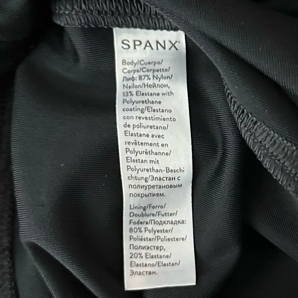 SPANX Faux Leather Leggings Size Small - Picture 6 of 11